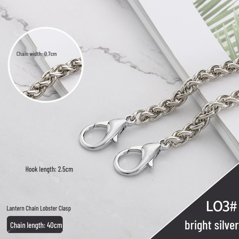 Металлические цепочки для сумок премиум-класса в разных стилях - Продаются отдельно