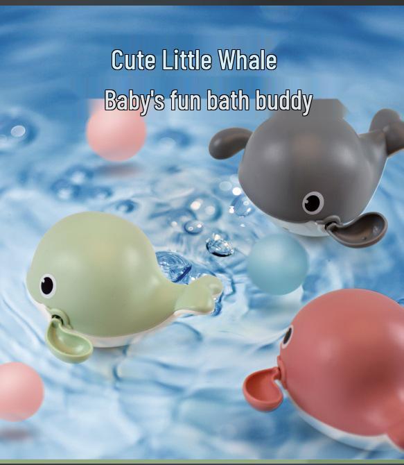 Заводные игрушки для ванной: Желтая утка и черепаха рыба-клоун для детей