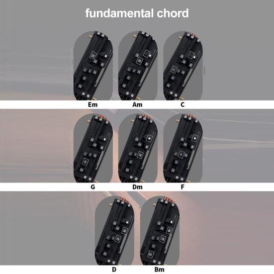 Гитарный пресс для аккордов Гитарный помощник Тренер аккордов Гитарный стартовый инструмент для обучения Практика аккордов