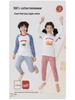 2025 Kids' Autumn Warm Cotton Pajama Set - Boys' & Girls' Long Johns & Raglan Homewear