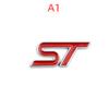3D Металлическая эмблема ST на руль автомобиля, наклейка-значок для Focus 2 3 MK2 MK3 MK4 MK7 Fiesta Kuga Explorer Edge