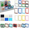 City Window Building Up Cubes Custom Build House Door Frame Glass Bricks Parts Fits 60594 60616 60621 60596 MOC Educational Tool Parts Fo