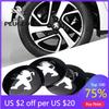 2026 Hot Car Sticker 56mm Car Tire Wheel Center Hub Caps Decor Sticker Outo Emblem Car-styling For Peugeot 208 2012~2018 308 201