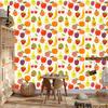 Joyful Sweet Fruits Wallpaper for Living Room and Bedroom 50x1000