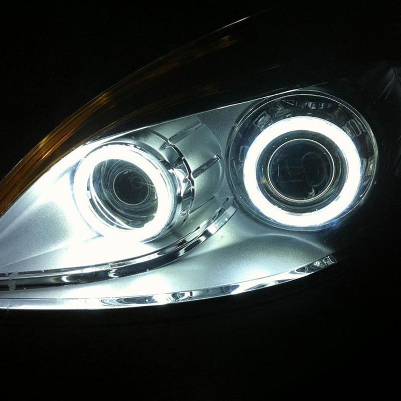 COB Halo Ring Bulb Daytime Running Headlight Lamp 12V Car LED Angel Eyes Light 60MM 70MM 80MM 90MM 100MM 110MM 120MM