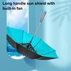 3-In-1 Umbrella with Fan Mister USB Rechargeable UV Sun Protection Umbrella Portable Waterproof Windproof Summer Outdoor Sun Rain Umbrella