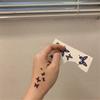 Men Women Temporary Tattoos Waterproof Party Decals Clavicle Blue Butterfly Tattoo Stickers