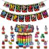 39 Pcs Garten of BanBan Party Supplies Include Cake Decoration, Banner, Balloons