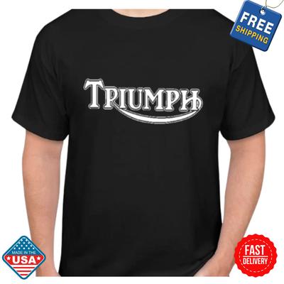 Футболка Мотоцикл Футболки совместимые С Triumph Футболки Вдохновленные S-5XL НОВАЯ Унисекс Футболка