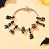 Niche Halloween Bracelet Cold Wind Hip Hop Skull Cat Metal Dripping Hand Ornament