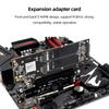 Адаптер PCIe X16 на X8+X4+X4 M.2 PCIE Адаптерная карта с портами ввода M.2 NVMEx2 Карта расширения Поддержка SSD 2280/2260/2242/2230