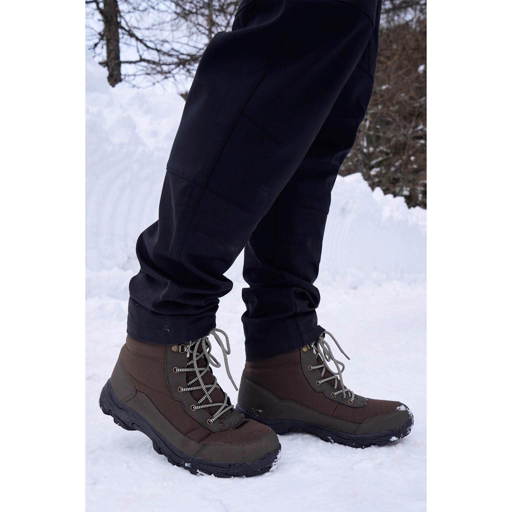 Mountain Warehouse Mens Ohio Fleece Lined Snow Boots