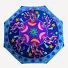 1pc Oceanic Mandala Auto-Fold Umbrella with One-Touch Open/Close - 8 Reinforced Ribs for Windproof Stability yy251118141