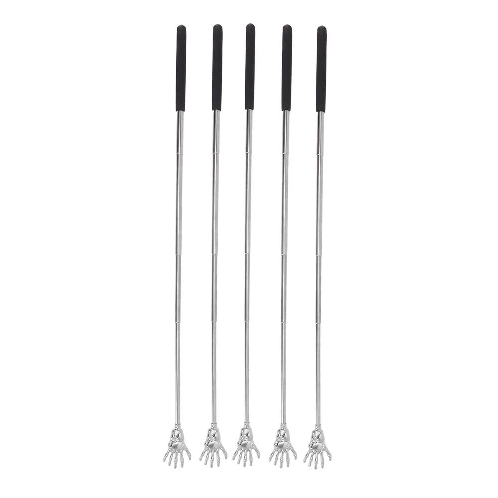 5Pcs Telescopic Back Scratcher Portable Massage Tool Practical Body Massager Back Massage