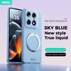 Чехол для Motorola Moto Signature 5G X70 Air Pro, приятный на ощупь, жидкий силикон, с кольцом-держателем MagSafe, мягкая крышка для мобильного телефона