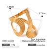 Youthway Stainless Steel Minimalist Irregular Curve Geometric Curved Ring Tarnish Free Fashion Unisex Jewelry Gift