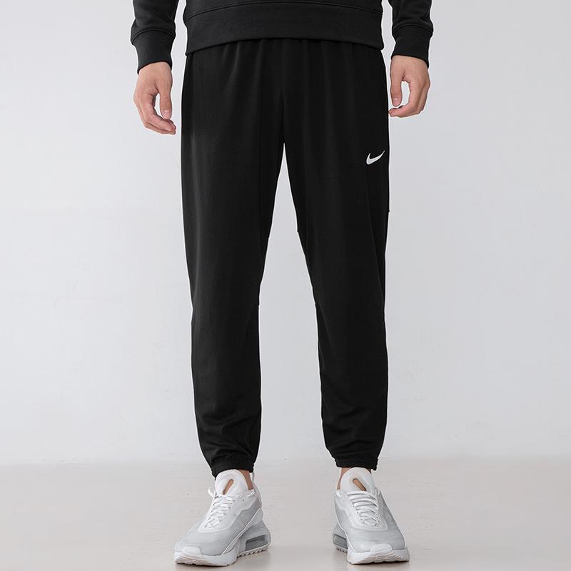 Nike Повседневная тканая куртка, дышащий спортивный комплект с длинными брюками, мужской комплект, черный DM6620-011 +DD5004-010