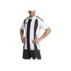 Adidas Striped 24 Jersey White/Black Men Streetwear IW2143
