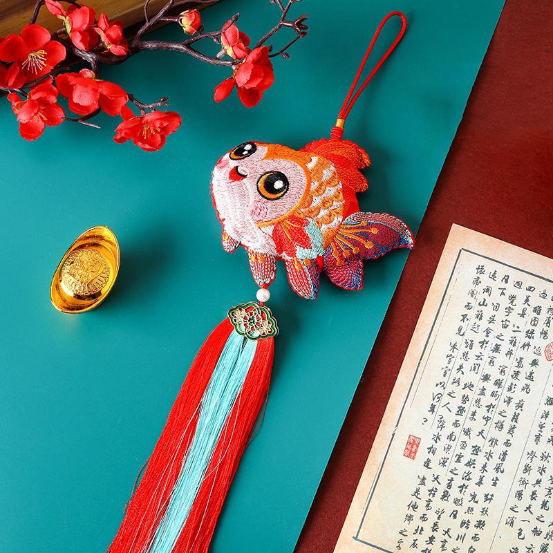 Сумка с ароматом змеи в виде колокольчика с кисточкой для автомобиля, украшения на Новый год и весенний фестиваль