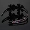 Domand Hair Hoop With Gear Flower Headband Korean Hairbands Rhinestone Headband Women Hair Hoop
