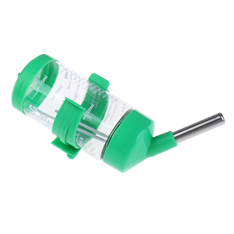 Plastic Hamster Drinker Water Bottle Dispenser Feeder Hanging Fountain