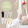 5 Pairs of Women's Summer Thin 7A Antibacterial Deodorant with Solid Color Breathable Socks