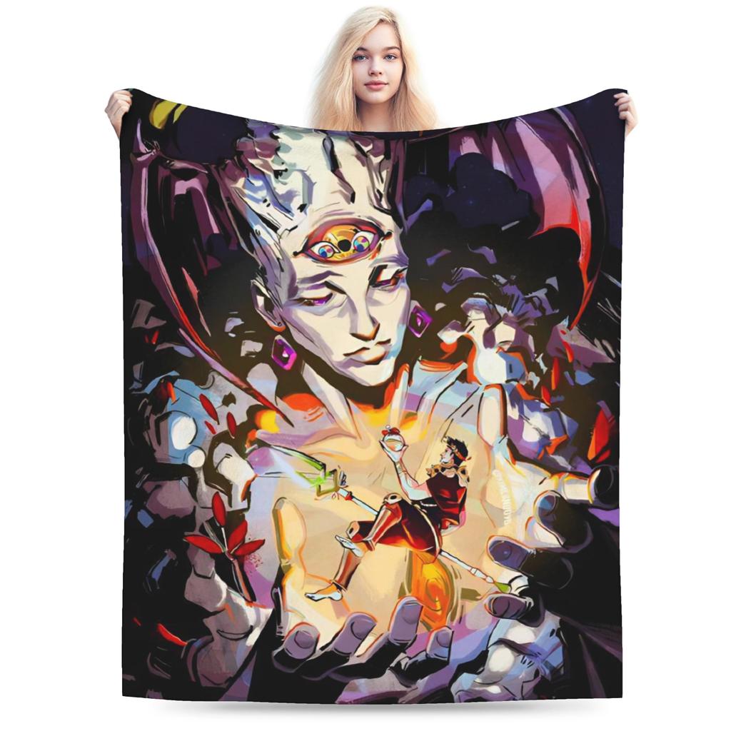Hades Zagreus Plush Blankets Girls Boys Flannel Bedding Throws For Bedroom Soft Warm Design Quality Bedspread Birthday Gift