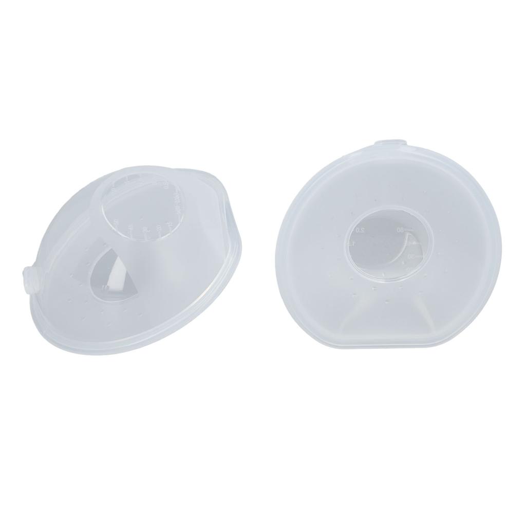 2pcs Wearable Milk Collector Protect Sore Nipples Leak Protection Milk Collection Shells for