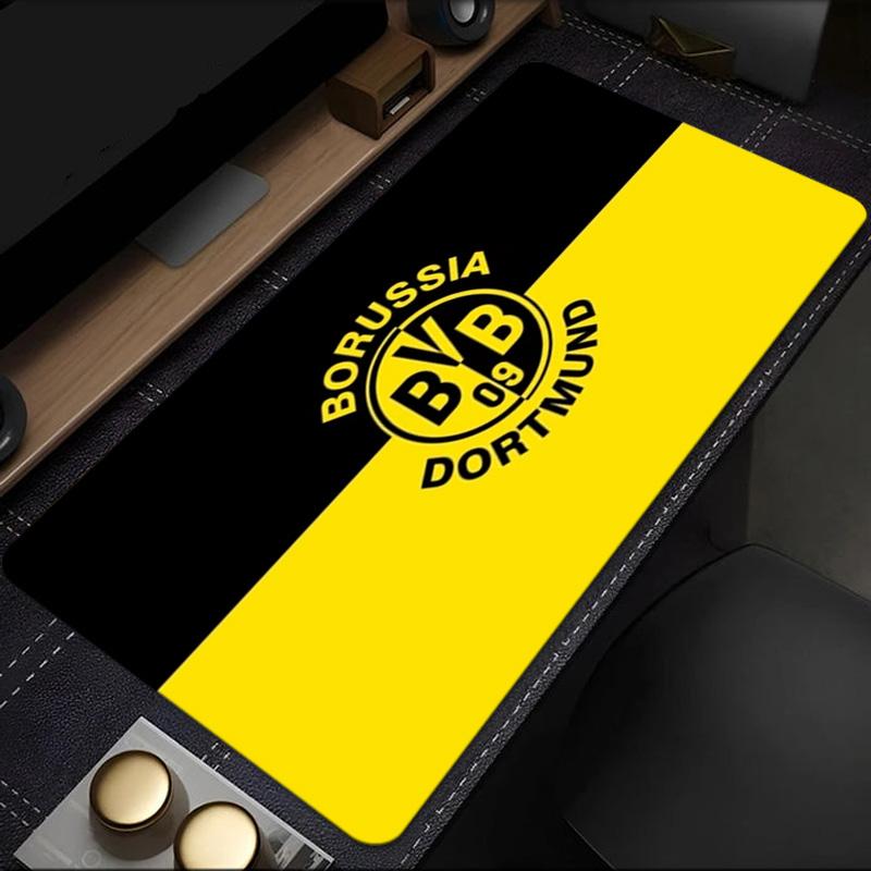 Коврик для мыши футбольного клуба Bvb 09, резиновая основа, коврик для стола для киберспорта, коврик для мыши для геймеров и офисного использования, игровой стол, легко моющийся коврик