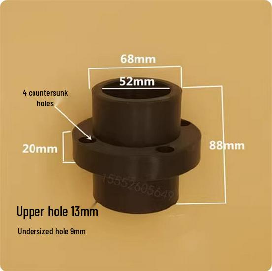 Horizontal Plastic Guide Bushing with Nylon Coupling and Flange Bearing Sleeve