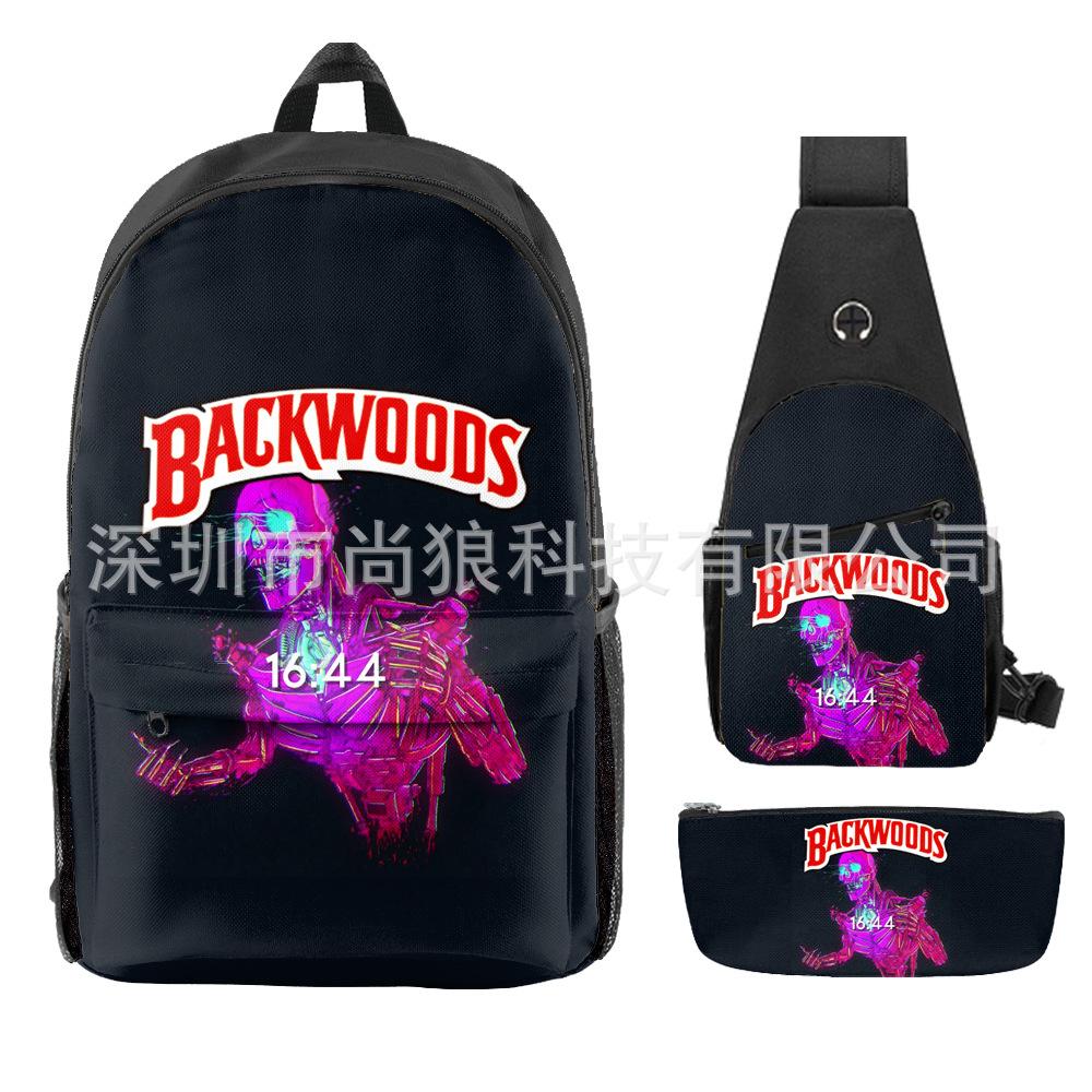 Школьный рюкзак для ученика Backwoods Рюкзак Сумка через плечо Школьная сумка Рюкзак большой емкости Водонепроницаемый рюкзак