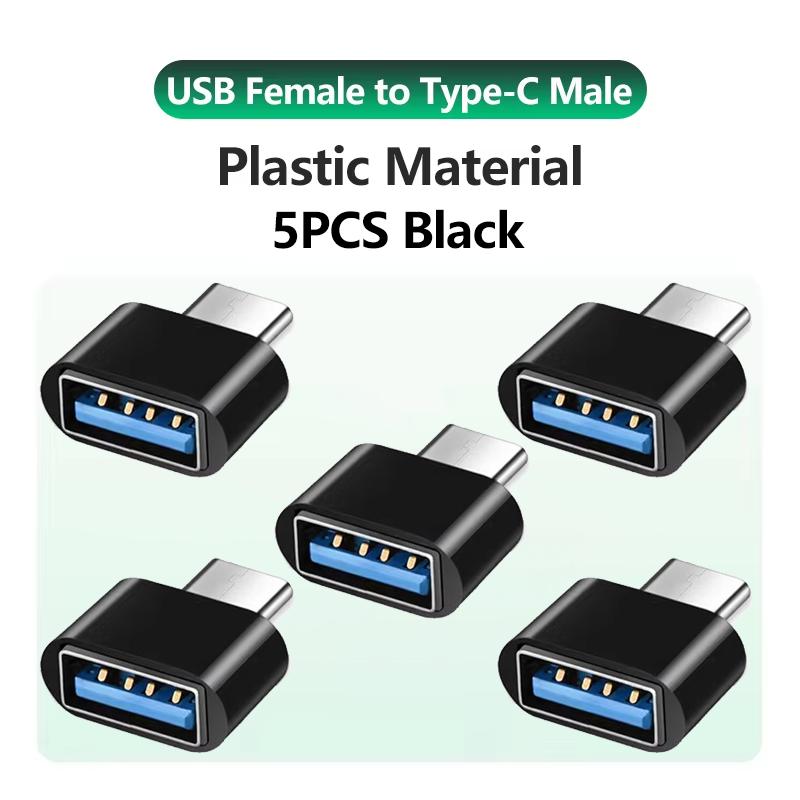 USB на USB C Адаптер для iPhone 17 USB C Female на USB Male Автомобильное Зарядное Устройство Адаптер Type C Конвертер для Apple 16 для Samsung Galaxy 3