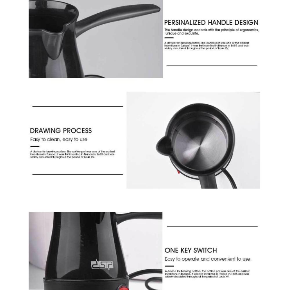 Электрический пластиковый молочник кофейник электрическая турка KTY