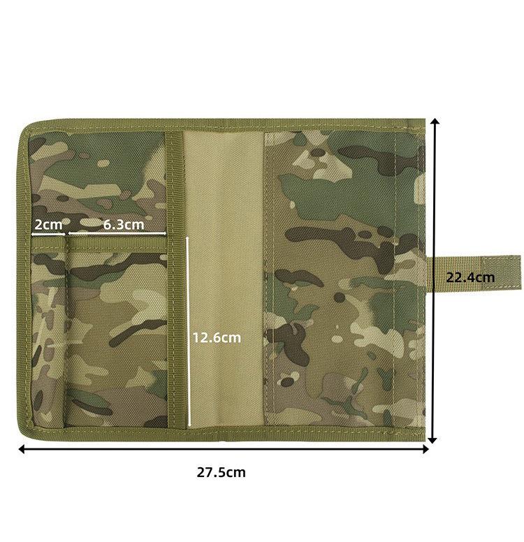 Трансграничный тактический блокнот A5 на кольцах для улицы с защитной обложкой