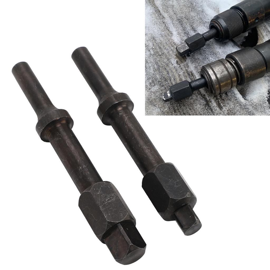 2PCS Pneumatic Bolt Breaker Set 37315 3/8in 1/2in Pneumatic Air Hammer Bit for Bearing Fastener Cali