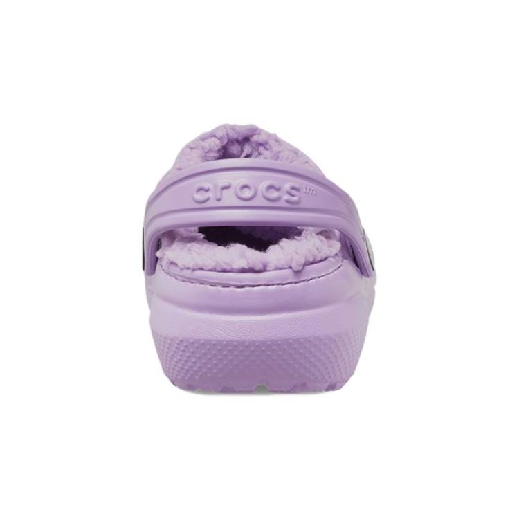 Crocs Классические утепленные повседневные удобные теплые детские клоги Детские клоги Фиолетовые 207010-5PR