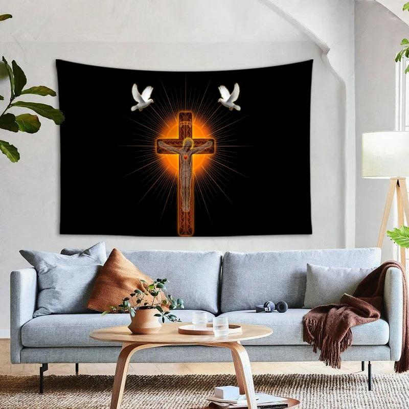 Узор «Воскресение креста» для украшения спальни, гостиной, гобелена, домашнего настенного украшения, гобелена