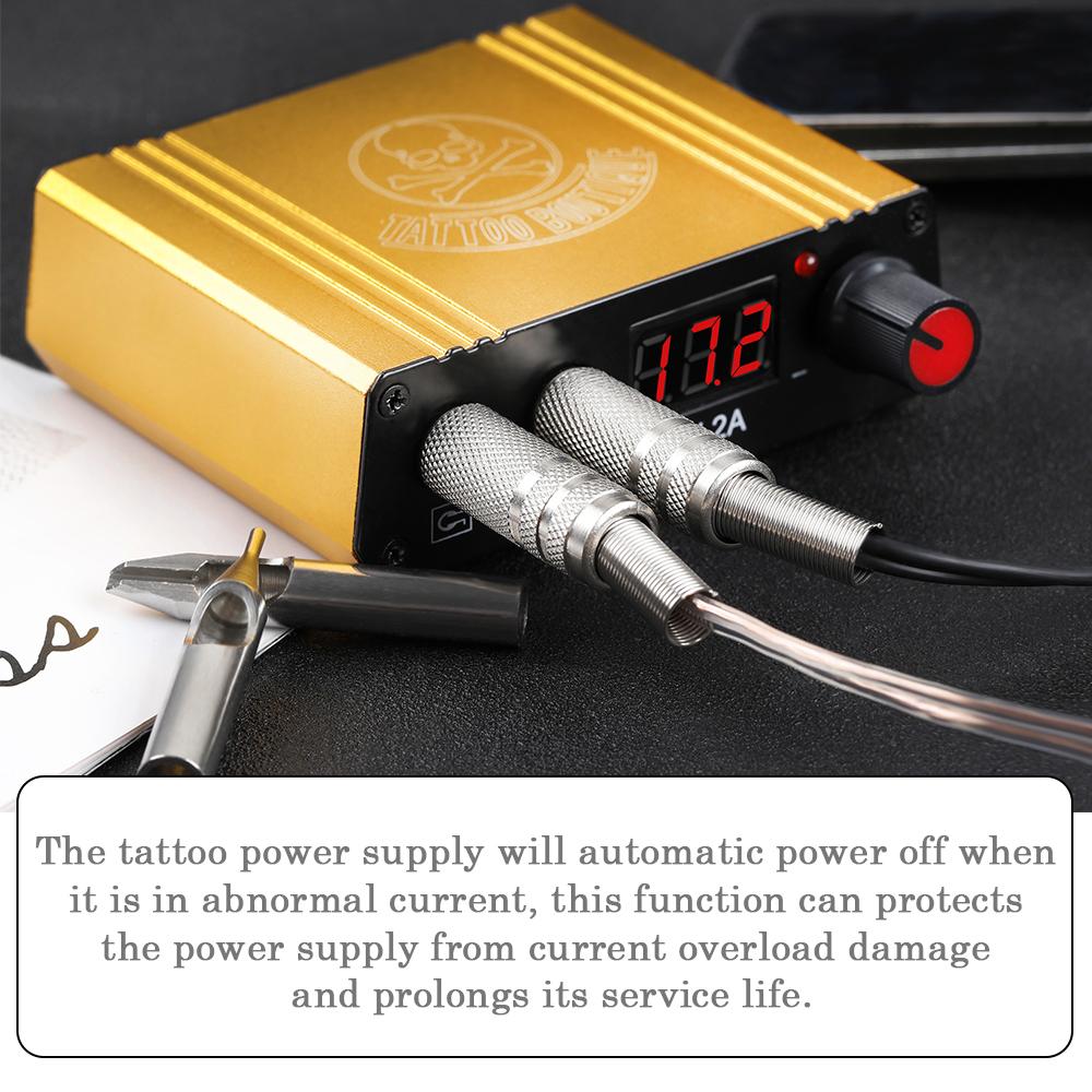 PHOENIXY Полная машина для татуировки, машина для тату-ручки с ЖК-картриджем для татуировки, блок питания для начинающих татуировщиков