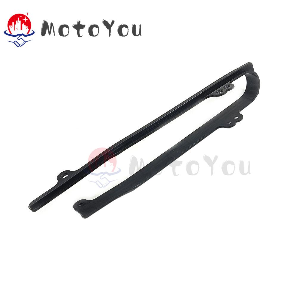 For Honda VFR 800 2002-2012 VFR800 Motorcycle Chain Belt Guide Swingarm Slider Buffer Guard Flat Fork Cover Rubber