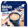 AGF Blendy Stick Cafe Au Lait Half Calories 100 Sticks [Stick Coffee]