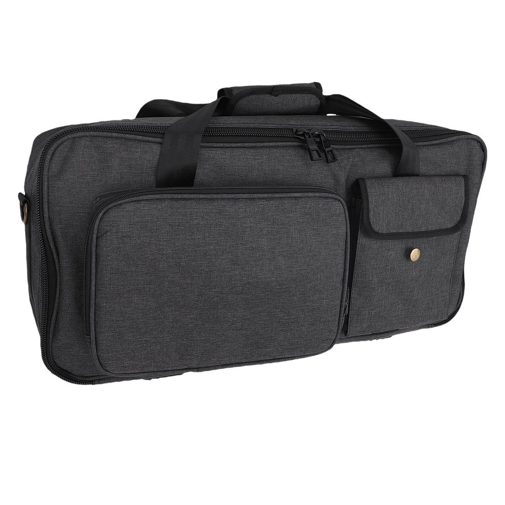 Effects Pedal Carrying Bag Cationic Water Proof Fabric 10mm Padding Guitar Multi Effects Pedal Carry Bag