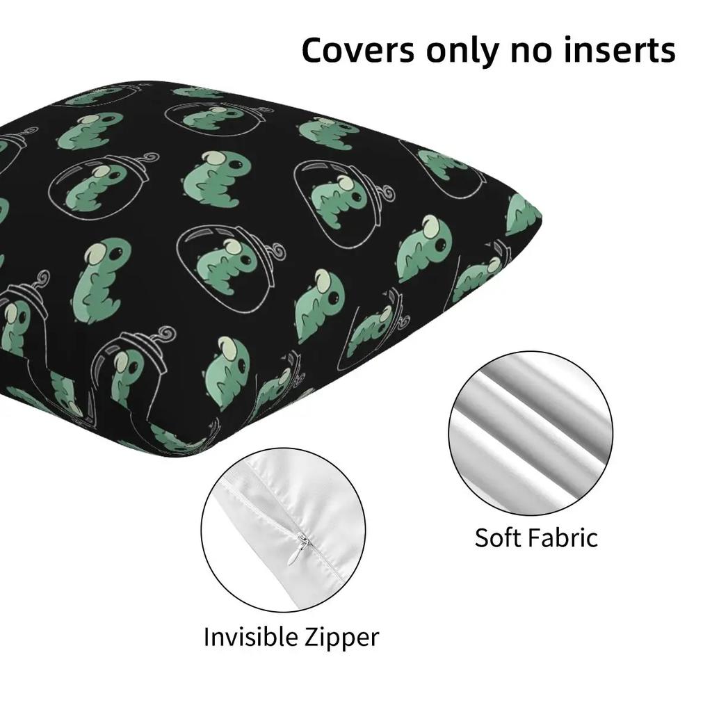 Hollow Knight Grub Pattern 2 Pcs Square Pillowcase Pillow Cover Cushion Decor Comfort Throw Pillow For Home Car