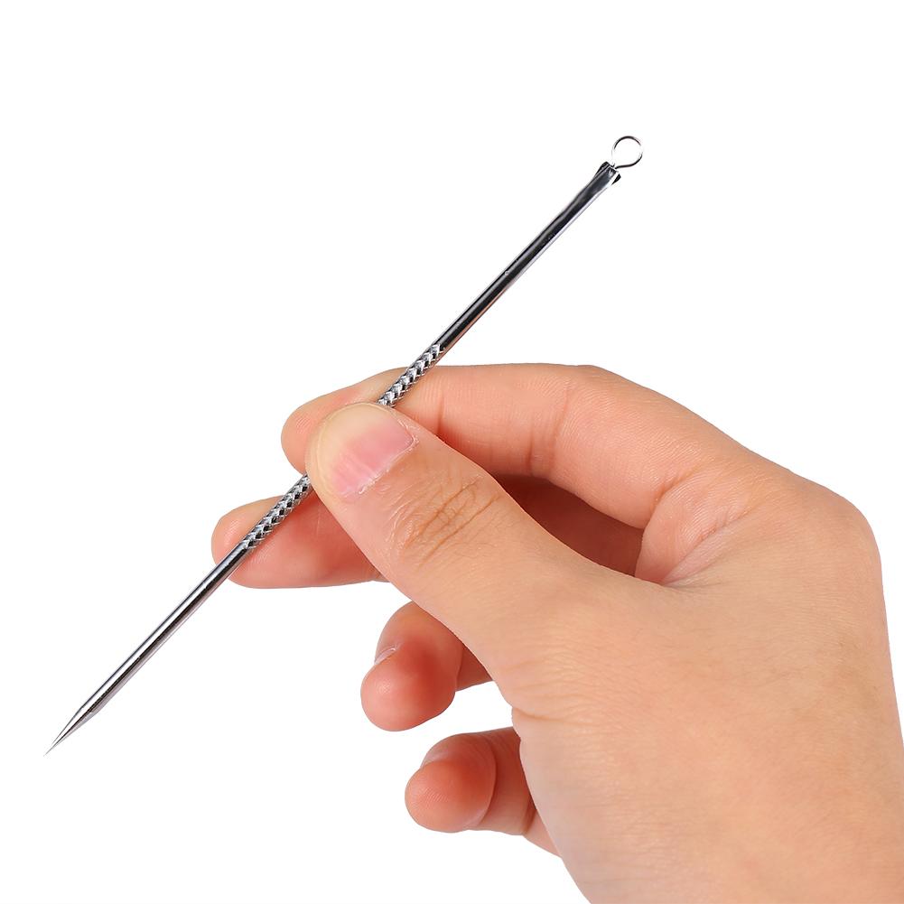 4PCSSet Stainless Steel Blackhead Acne Blemish Removal Needle Kit Tool