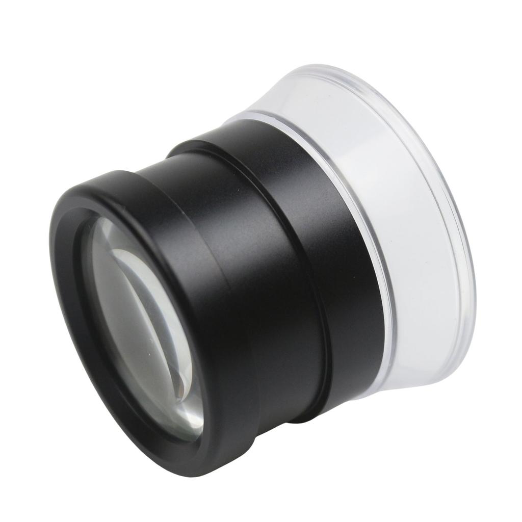 30X Scale Loupe Magnifier with 2 Scaleplates Portable Magnifying Glass Interchangeable Reticle