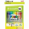 Карандаш Mitsubishi цветной карандаш Ponky Pencil для детей 12 цветов K800PK12CLT