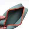 Zippered Pen Bag Silicone Stationery Organizer Portable Pencil Case  School Supplies