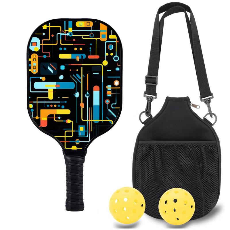 Pickleball Paddle Cover Glass Fiber Racket Protective Bag Outdoor Sports Single Storage Case