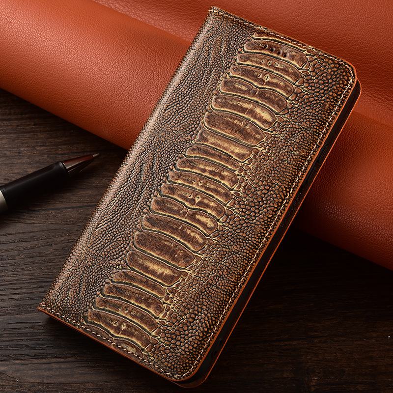 Genuine Leather Flip Cover for Huawei Mate 60 Pro/50/40RS/30/20X/10 Anti-Fall Protective Case