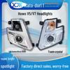 HOWO V5/V7 LED Projector Crystal Headlight Assembly - Waterproof & Anti-fog.