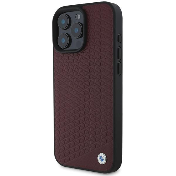 Etui Do Iphone 16 Pro Max Bmw - Skórzane Magsafe, Obudowa, Czerwone, Case